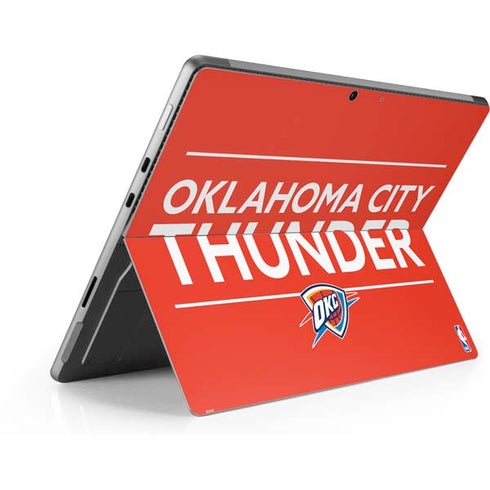 NBA Oklahoma City Thunder Standard - Orange Surface Pro 9 Skin