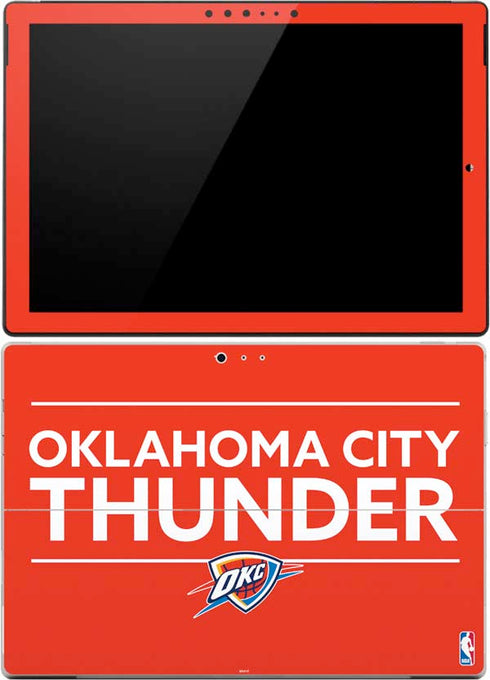 NBA Oklahoma City Thunder Standard - Orange Surface Pro (2017) Skin