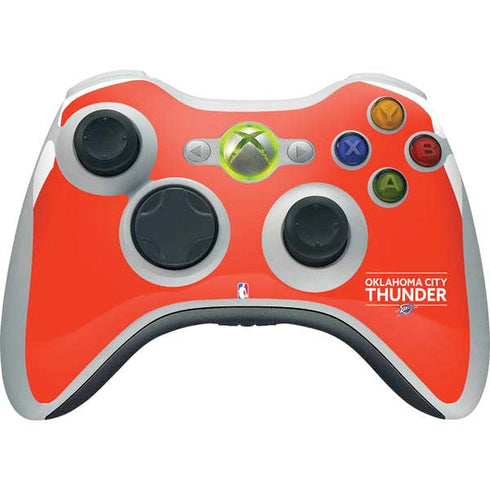 NBA Oklahoma City Thunder Standard - Orange Xbox 360 Wireless Controller Skin
