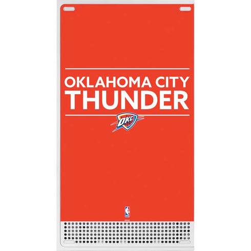 NBA Oklahoma City Thunder Standard - Orange Xbox Series S Console Skin