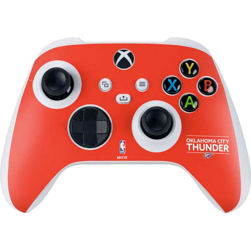 NBA Oklahoma City Thunder Standard - Orange Xbox Series S Controller Skin