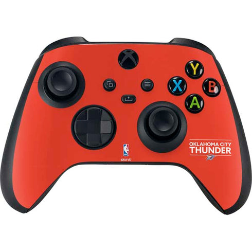 NBA Oklahoma City Thunder Standard - Orange Xbox Series X Controller Skin