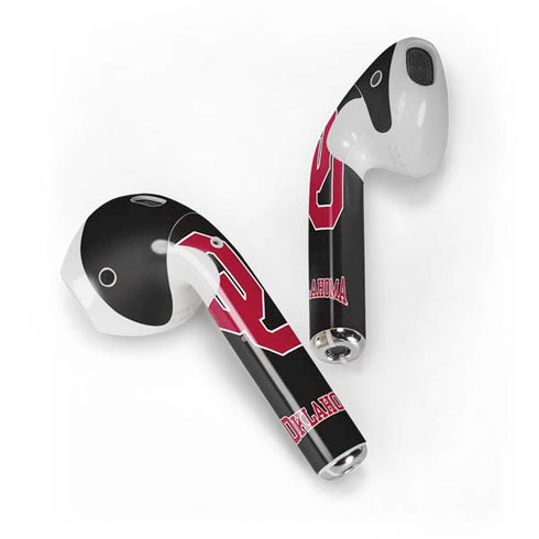 University of Oklahoma Sooners Black Apple AirPods Skin