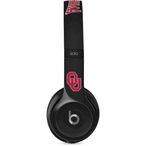 University of Oklahoma Sooners Black Beats Solo 2 Wired Skin