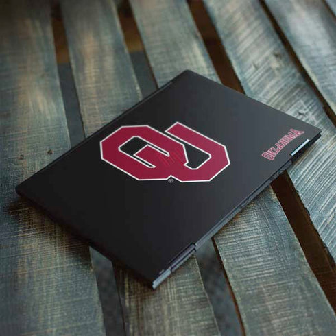 University of Oklahoma Sooners Black HP Envy Skin