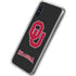 University of Oklahoma Sooners Black Galaxy A10e Clear Case