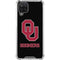 University of Oklahoma Sooners Black Galaxy A12 Clear Case