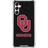 University of Oklahoma Sooners Black Galaxy A15 5G Clear Case