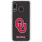 University of Oklahoma Sooners Black Galaxy A20 Clear Case