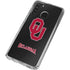 University of Oklahoma Sooners Black Galaxy A21 Clear Case