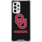 University of Oklahoma Sooners Black Galaxy A33 5G Clear Case