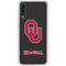 University of Oklahoma Sooners Black Galaxy A50 Clear Case