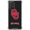 University of Oklahoma Sooners Black Galaxy A52 5G Clear Case