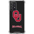 University of Oklahoma Sooners Black Galaxy A52 5G Clear Case