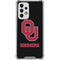 University of Oklahoma Sooners Black Galaxy A53 5G Clear Case