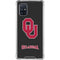 University of Oklahoma Sooners Black Galaxy A71 5G Clear Case