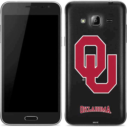 University of Oklahoma Sooners Black Galaxy J3 Skin