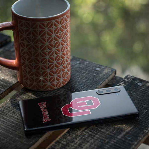 University of Oklahoma Sooners Black Galaxy Note 10 Skin