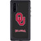 University of Oklahoma Sooners Black Galaxy Note 10 Waterproof Case