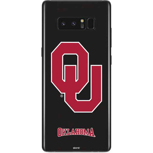 University of Oklahoma Sooners Black Galaxy Note 8 Skin