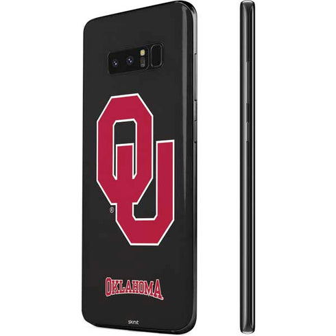 University of Oklahoma Sooners Black Galaxy Note 8 Skin