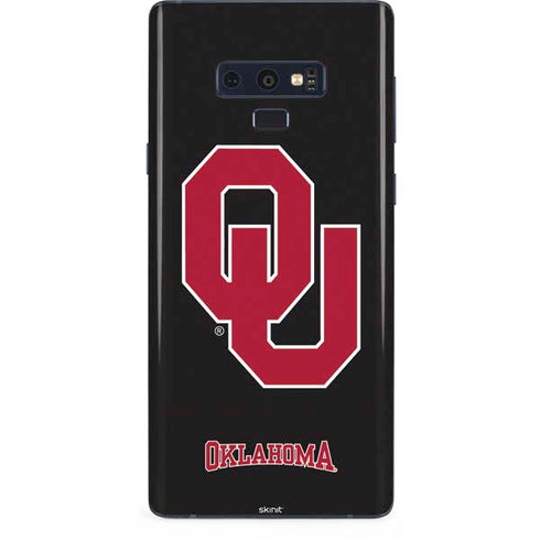 University of Oklahoma Sooners Black Galaxy Note 9 Skin