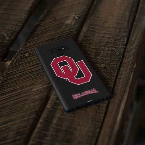 University of Oklahoma Sooners Black Galaxy Note 9 Skin