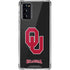 University of Oklahoma Sooners Black Galaxy Note20 5G Clear Case