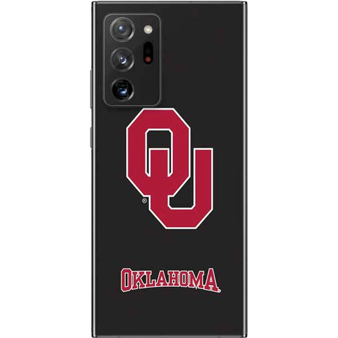 University of Oklahoma Sooners Black Galaxy Note20 Ultra 5G Skin