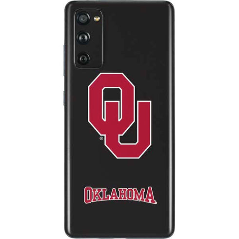 University of Oklahoma Sooners Black Galaxy S20 Fan Edition Skin