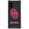 University of Oklahoma Sooners Black Galaxy S20 FE Clear Case