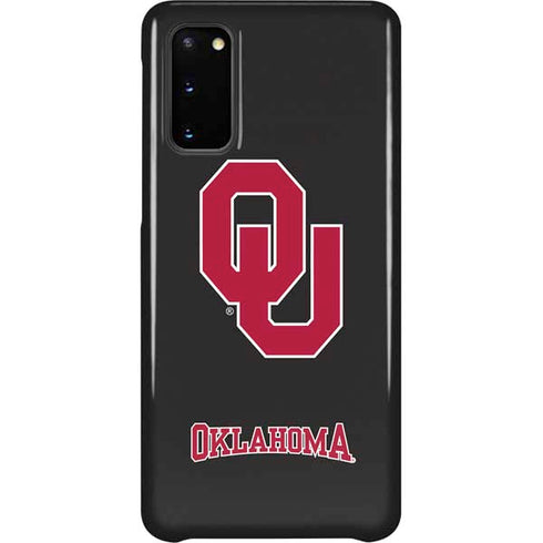 University of Oklahoma Sooners Black Galaxy S20 Lite Case