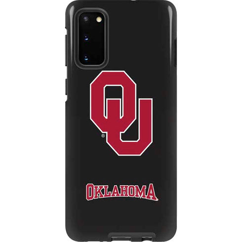 University of Oklahoma Sooners Black Galaxy S20 Pro Case