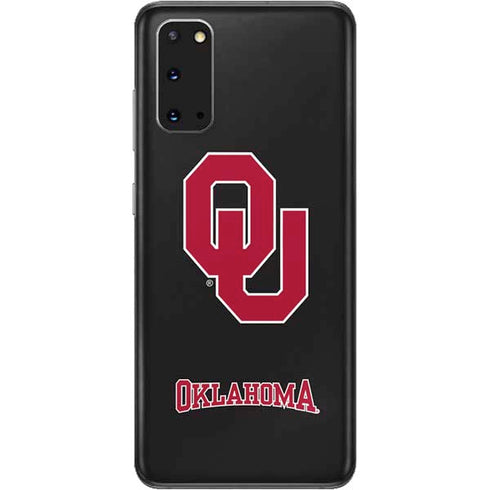 University of Oklahoma Sooners Black Galaxy S20 Skin