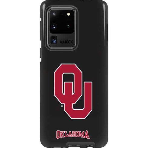 University of Oklahoma Sooners Black Galaxy S20 Ultra 5G Pro Case