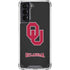 University of Oklahoma Sooners Black Galaxy S21 5G Clear Case