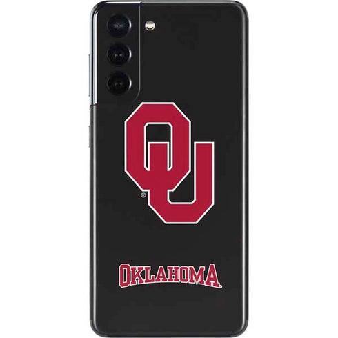 University of Oklahoma Sooners Black Galaxy S21 5G Skin