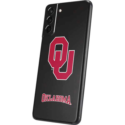 University of Oklahoma Sooners Black Galaxy S21 5G Skin