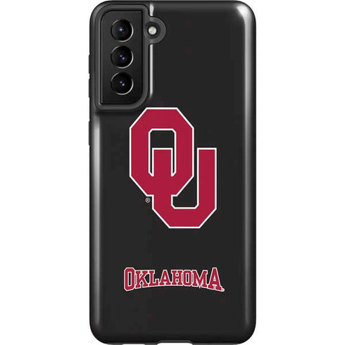 University of Oklahoma Sooners Black Galaxy S21 Plus 5G Pro Case
