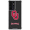 University of Oklahoma Sooners Black Galaxy S21 Ultra 5G Clear Case