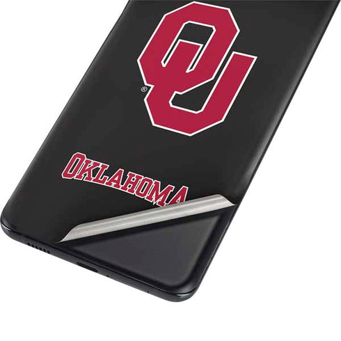 University of Oklahoma Sooners Black Galaxy S21 Ultra 5G Skin