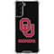 University of Oklahoma Sooners Black Galaxy S22 Plus Clear Case