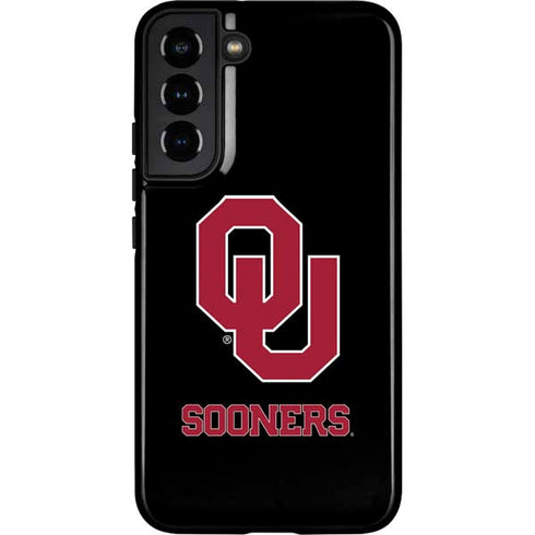 University of Oklahoma Sooners Black Galaxy S22 Plus Pro Case