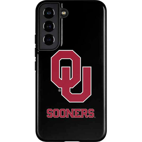University of Oklahoma Sooners Black Galaxy S22 Pro Case