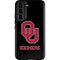 University of Oklahoma Sooners Black Galaxy S22 Pro Case