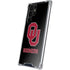 University of Oklahoma Sooners Black Galaxy S22 Ultra Clear Case