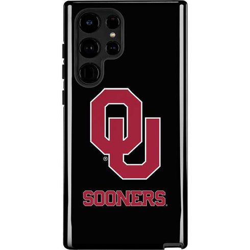 University of Oklahoma Sooners Black Galaxy S22 Ultra Pro Case