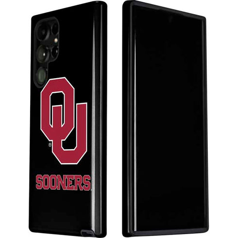 University of Oklahoma Sooners Black Galaxy S22 Ultra Pro Case