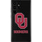 University of Oklahoma Sooners Black Galaxy S22 Ultra Skin