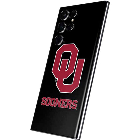 University of Oklahoma Sooners Black Galaxy S22 Ultra Skin